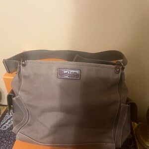 Fossil 54 Canvas Messenger Crossbody Bag
